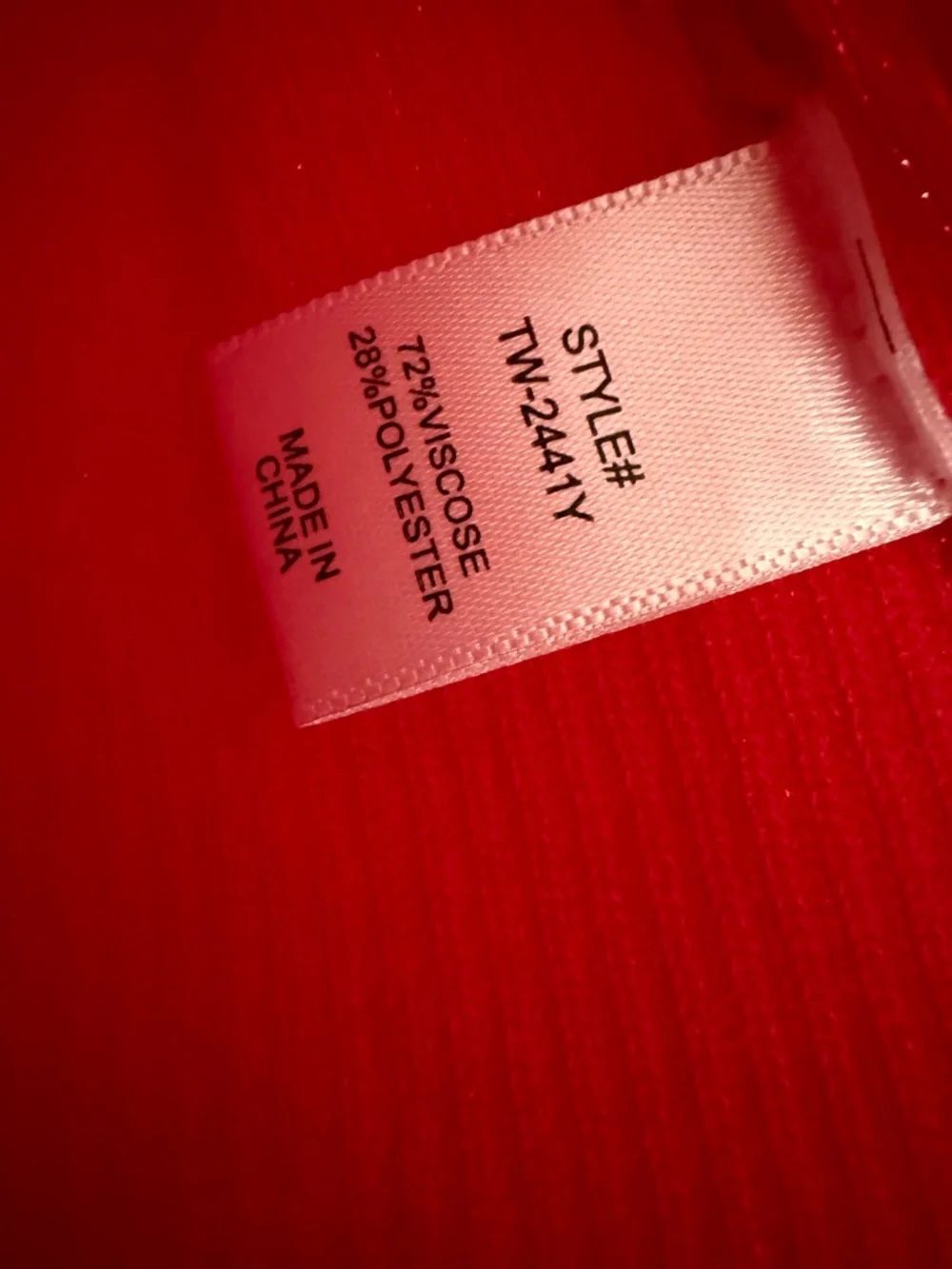 Zenana Outfitters Red Ribbed Ruffle Sleeve Tank - Picture 4 of 5